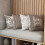 Housses de coussin 45 x 45 cm en lin, lot de 4 5