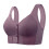 Sujetador push-up con cierre frontal, suave, transpirable y sin aros. 1