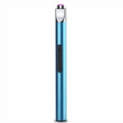 USB oplaadbare, windbestendige plasma-aansteker blauw