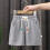 Flickors sommarshorts i bomull grå 5-6 år 2