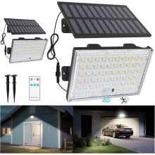 2er-Pack Solar-Außenstrahler mit Bewegungsmelder