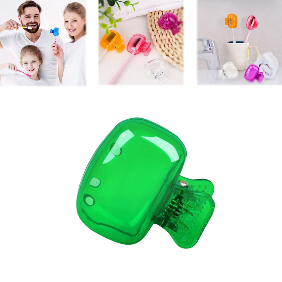 1 Pack Toothbrush Covers & Clips Â Portable Plastic Protector Caps Compatible With Standard Toothbrushes 9313598050700