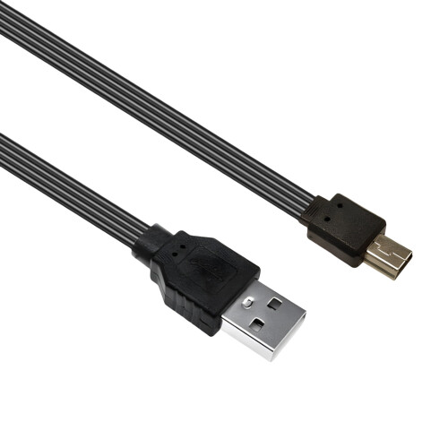 USB 2.0-kabel for hurtiglading og datasynkronisering 1 m