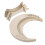 7-String Lyre Harp Moon Design Wooden Body 5