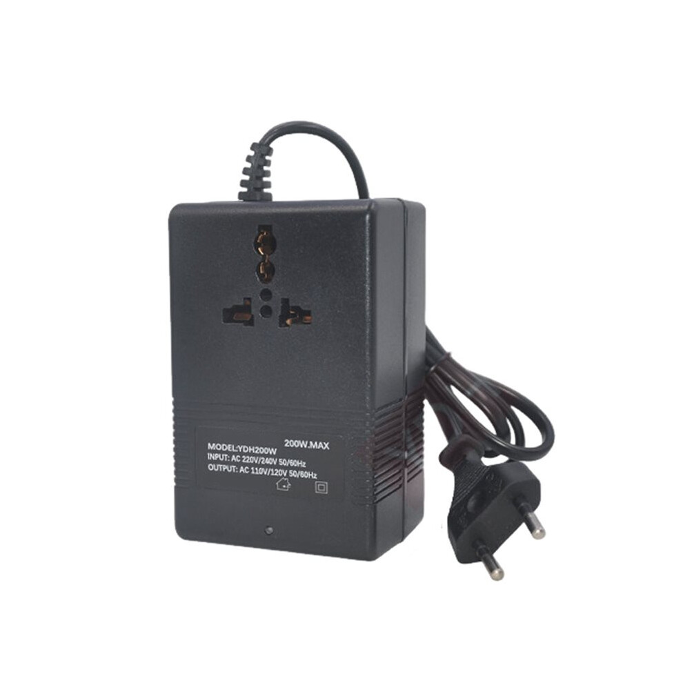 Eu Plug Inverter 200W Voltage Converter Transformer 220V To 110V Step - Down Transformer 110V To 220V Travel Adapter 6032804163944