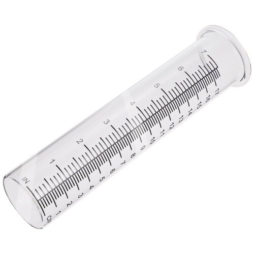 Ensemble de 2 tubes pluviomètres en verre 2