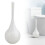 Ensemble brosse et support de toilette avec protection anti-éclaboussures (1 pièce) 1