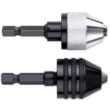 Bohrfutteradapter für Schlagschrauber, 1/4"-Sechskantschaft, 2 Stück