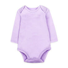 Unisex detské body, jednofarebný overal, 0-24 mesiacov