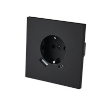 Wall Embedded Flame Retardant USB Power Sockets EU Standard 250V Classic Electrical Outlets Paint Plastic Socket