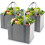 Bolsa de la compra plegable y reutilizable con base resistente. 1