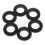 Black Plastic Round Wheel for Cash Counter Gear Replacement 6