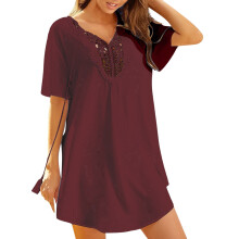Rochie de baie roșie pentru femei, model 2XL