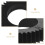 Black Plastic Round Wheel for Cash Counter Gear Replacement 8