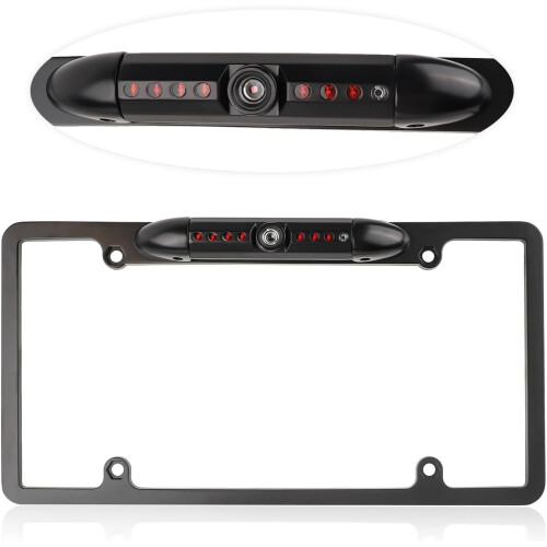 Nummerplatekamera med nattsyn IP67 170 vidvinkel