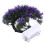 Árvore Bonsai Artificial Roxa em PP Decorativa em Vaso (1 Conjunto) 3