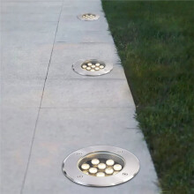 12W LED Outdoor Ground Garden Floor LED Underground Buried Lamp Spot Landscape Light AC 85V-265V White Lighting 160mm