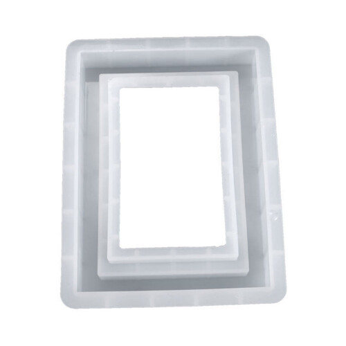 Resin epoxy silicone mold rectangular photo frame