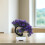 Árvore Bonsai Artificial Roxa em PP Decorativa em Vaso (1 Conjunto) 8
