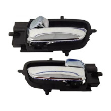 Left & Right Chrome Inside Interior Door Handle for I20 2008-2015 82610-1J000 82620-1J000 826101J000 826201J000