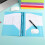 Heavy-Duty Plastic Folders Letter Size 3-Pocket Snap 1