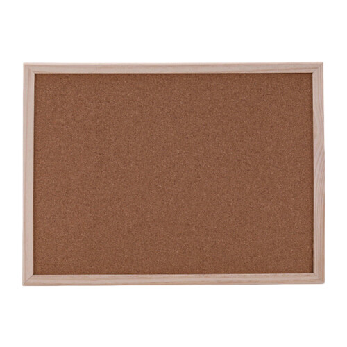 Bacheca decorativa in sughero con cornice, 24x36 pollici