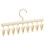 Cuier antiderapant din plastic cu cleme, 15,4 in, alb 1