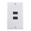 Placa de parede com HDTV4K e portas USB 3.0 1
