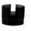 Jack Rubber Pad Floor Shock Absorbing Anti-Slip Black1Pack 2
