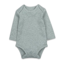 Unisex detské body, jednofarebný overal, 0-24 mesiacov