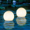 Conjunto de 6 luminárias solares de jardim em plástico resistente e à prova d'água. 7