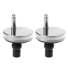 Dobradiças para Assento Sanitário com Fechamento Superior e Suave, Resistentes (Par)