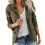 Jaqueta Cargo Feminina Lisa Oversized com Zíper e Múltiplos Detalhes 1
