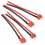 T-stik Han- og Hun-par 100 mm ledning 1
