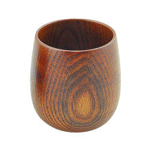 Tasse à thé en bois naturel, fabriquée à la main et écologique (1 pièce)