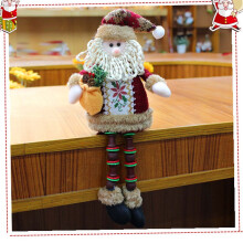 Adorno navideño para árbol de Navidad: muñeco de alce con forma de muñeco de nieve.
