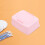 Caixa para lenços umedecidos de bebê rosa, 13,1 x 10,2 x 4,7 cm 8
