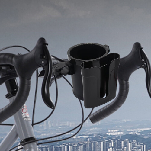 Universal Cup Phone Holder for Strollers and Bikes Black 2