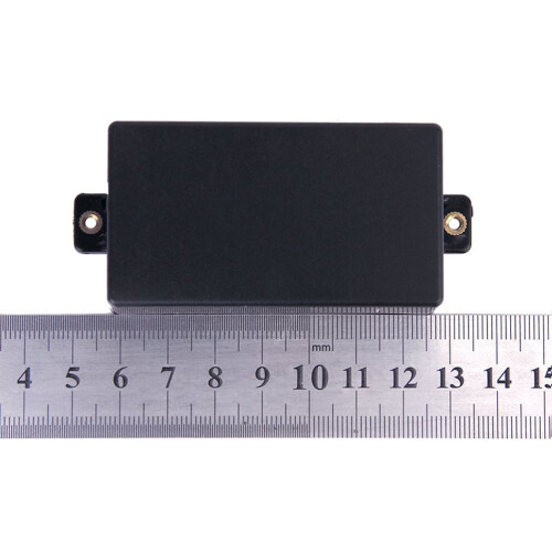 Sort plastik Humbucker pickup cover 1 stk. 2
