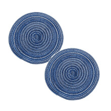 Wipeable Placemats Placemats Washable Woven Vinyl Placemats For Dining Table Easy To Clean Plastic Placemats