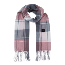 Verwarmde sjaal, USB-voeding, roségoud, 3 warmtestanden