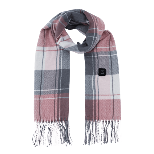 Verwarmde sjaal, USB-voeding, roségoud, 3 warmtestanden