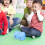 Kinder-Kunststoffstelzen, Macaronblau, 2 Paar 8