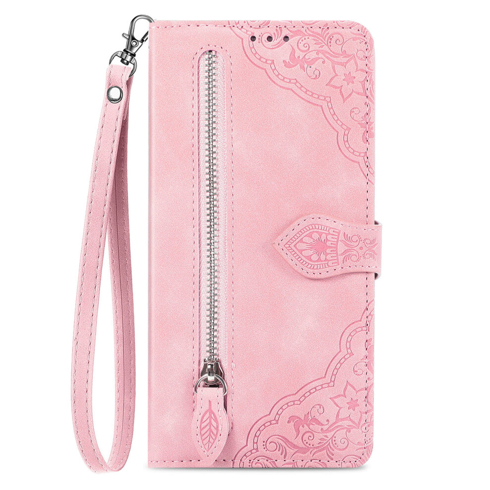 Samsung Galaxy A16 5G Wallet Case Pu Leather Flip Folio Pink 9065194863597