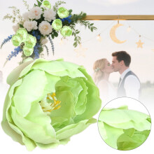 Flower Head Artificial Flower Bouquet Suitable for Diy Arrangements Wedding Brides' Bouquets Tabletop Center Decorations Wreaths and Household, 6 B