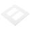 Plaque de recouvrement pour interrupteur double prise murale 1