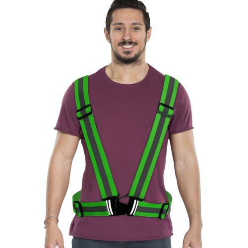 Reflective Safety Vest Belt High-Visibility Neon 1 Piece 1