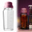 Manhattan Glas Shaker Cup Rosa 560ml med Silikonlock och 1