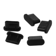 Set dopuri anti-praf USB-C din silicon, 5 bucăți
