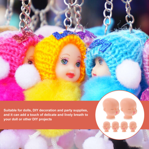 Cabeças de boneca em vinil sem marca (10 unidades) 2